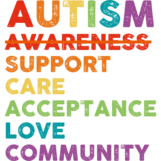 AA56 Autism Support Full Color DTF Transfer - Pro DTF Transfers