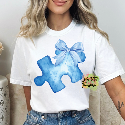 AA90 Autism Awareness Blue Full Color DTF Transfer - Pro DTF Transfers