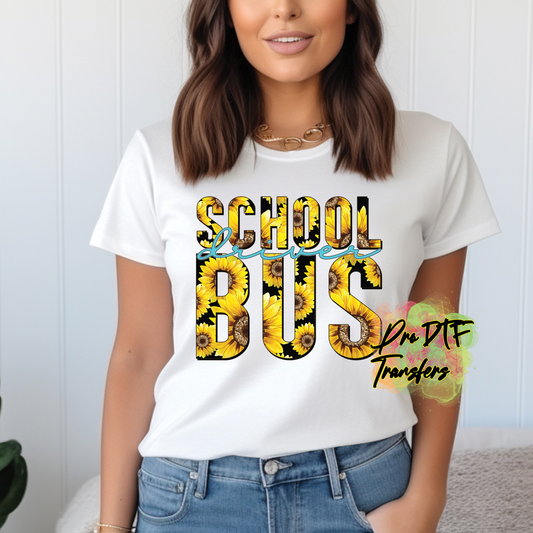 BD14 School Bus Driver Full Color DTF Transfer