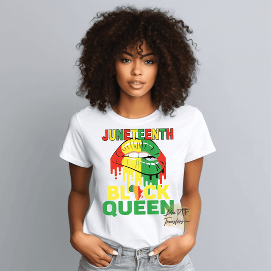 BH23 Juneteenth Queen Full Color DTF Transfer - Pro DTF Transfers