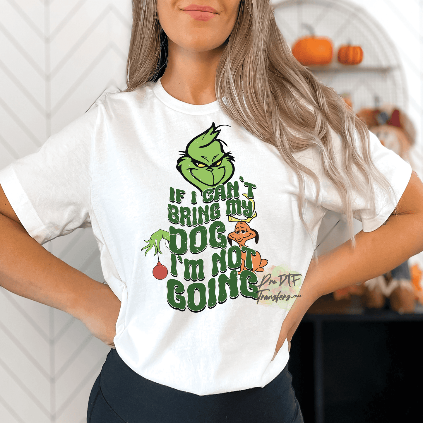 CM13 Grinch Christmas Full Color DTF Transfer - Pro DTF Transfers