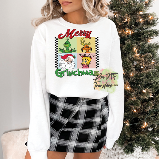 CM77 Merry Grinch Mas Full Color DTF Transfer - Pro DTF Transfers