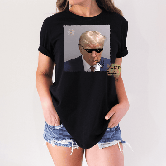 FV46 Trump Booking Thug Full Color DTF Transfer - Pro DTF Transfers
