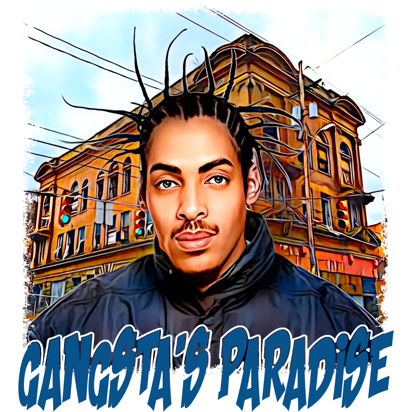 HH115 Coolio Gangsta's Paradise Full Color DTF Transfer - Pro DTF Transfers