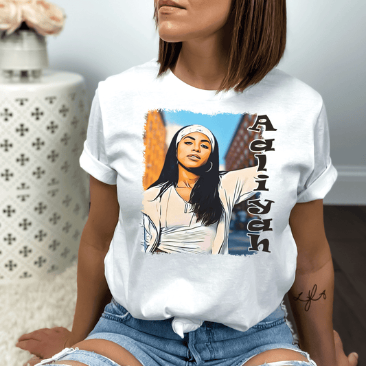 HH121 Aaliyah Full Color DTF Transfer - Pro DTF Transfers