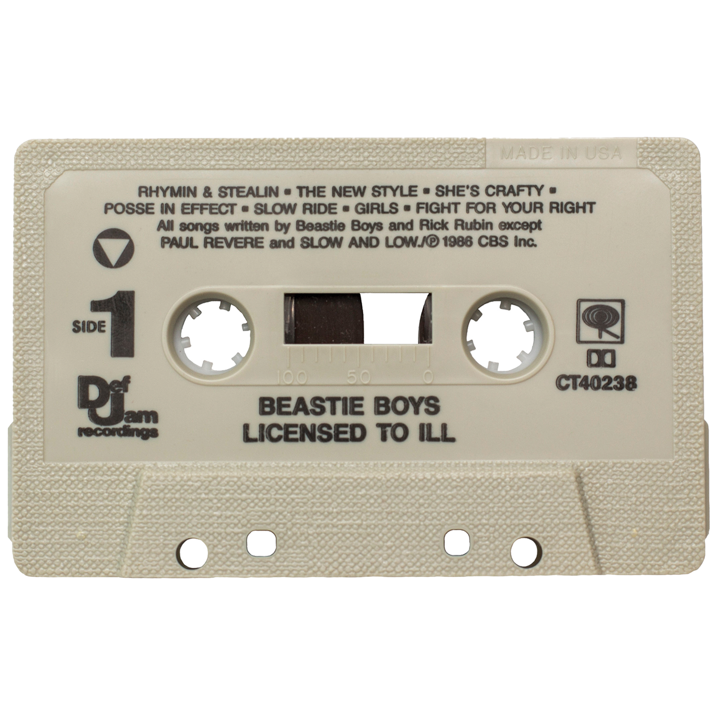 HH131 Beastie Boys Tape Full Color DTF Transfer - Pro DTF Transfers