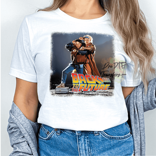 HH156 Back to the Future Full Color DTF Transfer - Pro DTF Transfers