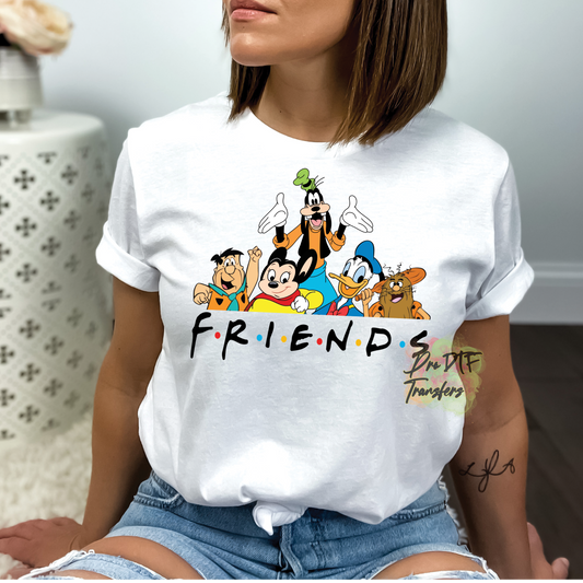 HH197 Goofy Friends Full Color DTF Transfer - Pro DTF Transfers