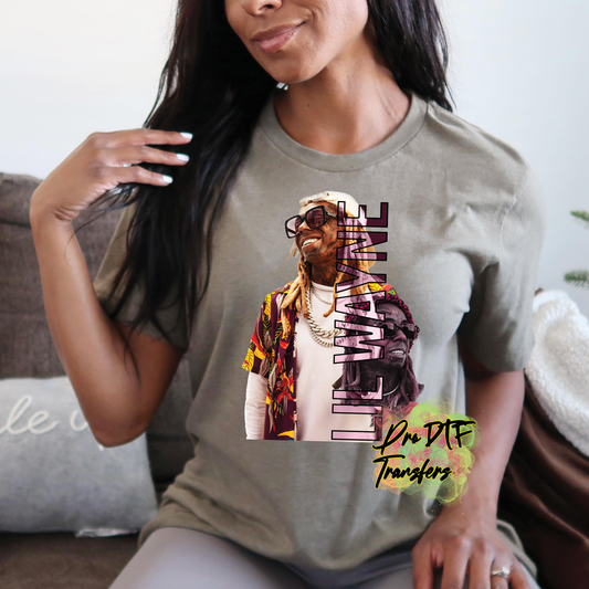 HH306 LiL Wayne Weezy Full Color DTF Transfer