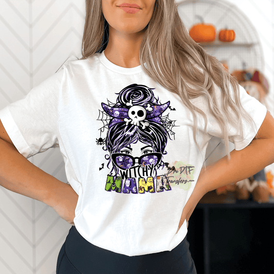 HW309 Witchy Mama Full Color DTF Transfer - Pro DTF Transfers