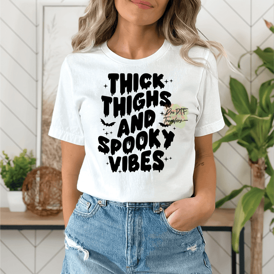 HW332 Thick Thighs Blk Text Full Color DTF Transfer - Pro DTF Transfers