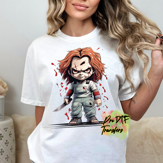 HW375 Chucky Full Color DTF Transfer