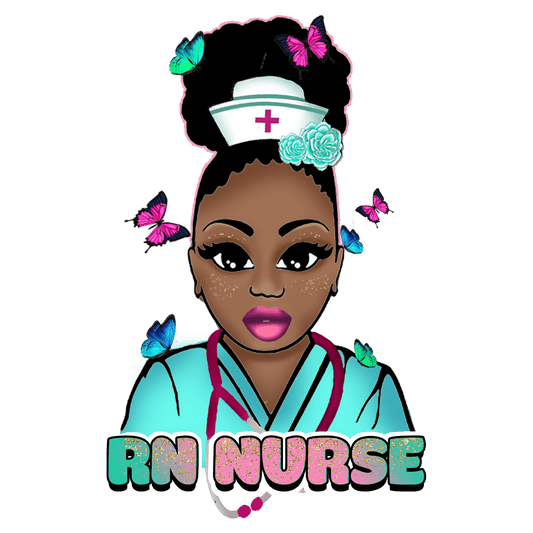 N124 RN Nurse Full Color DTF Transfer - Pro DTF Transfers