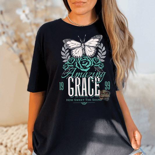 RG10 Amazing Grace Full Color DTF Transfer - Pro DTF Transfers