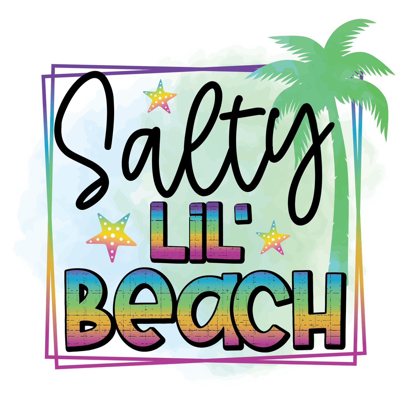 SV29 Salty Beach Full Color DTF Transfer - Pro DTF Transfers