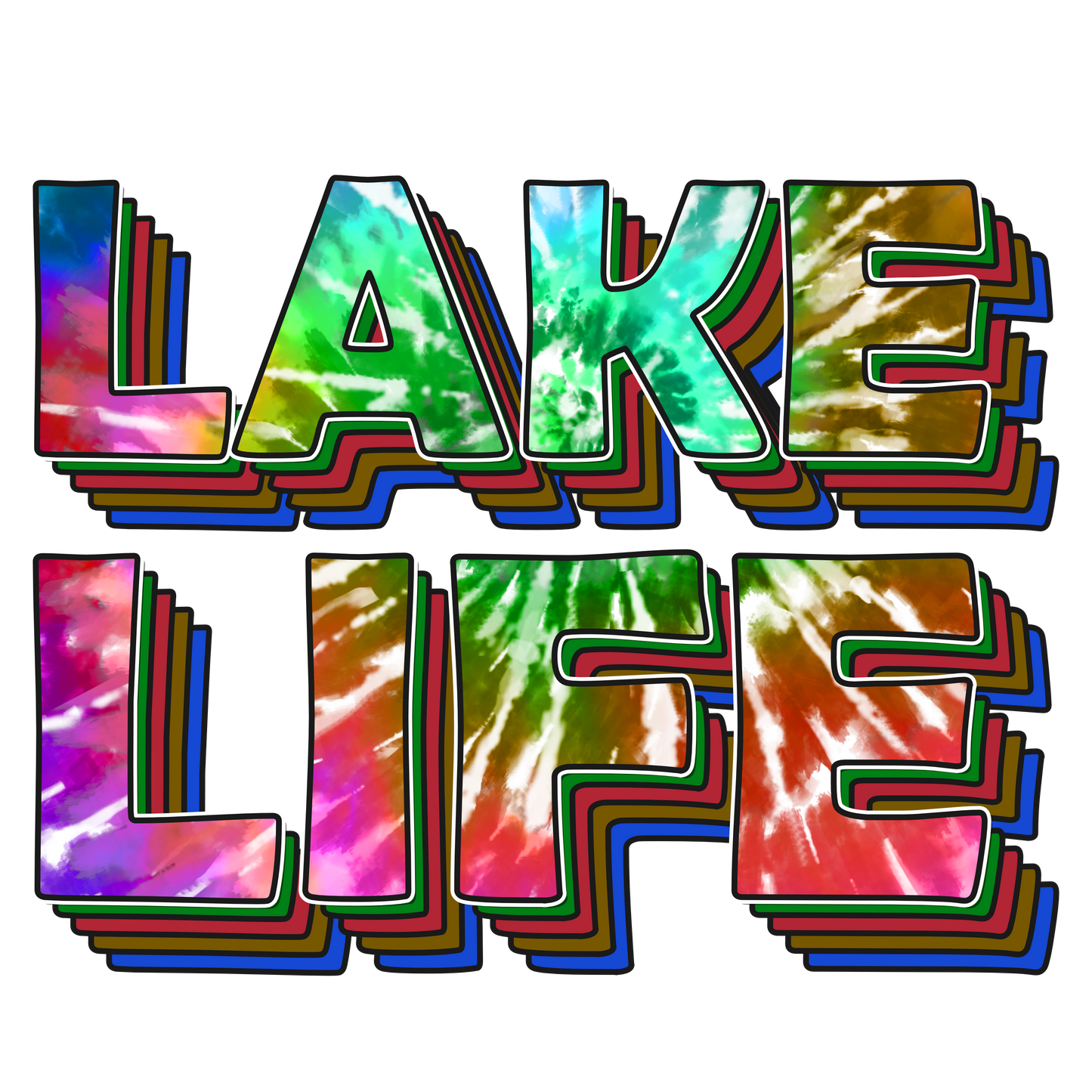 SV38 Lake Life Full Color DTF Transfer - Pro DTF Transfers