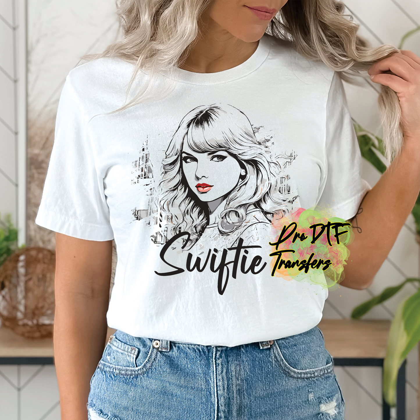 TS117 Swiftie Full Color DTF Transfer