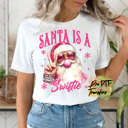 TS118 Santa is a Swiftie Full Color DTF Transfer