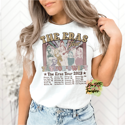 TS81 Taylor Swift ERAs Tour 2023 Full Color DTF Transfer - Pro DTF Transfers