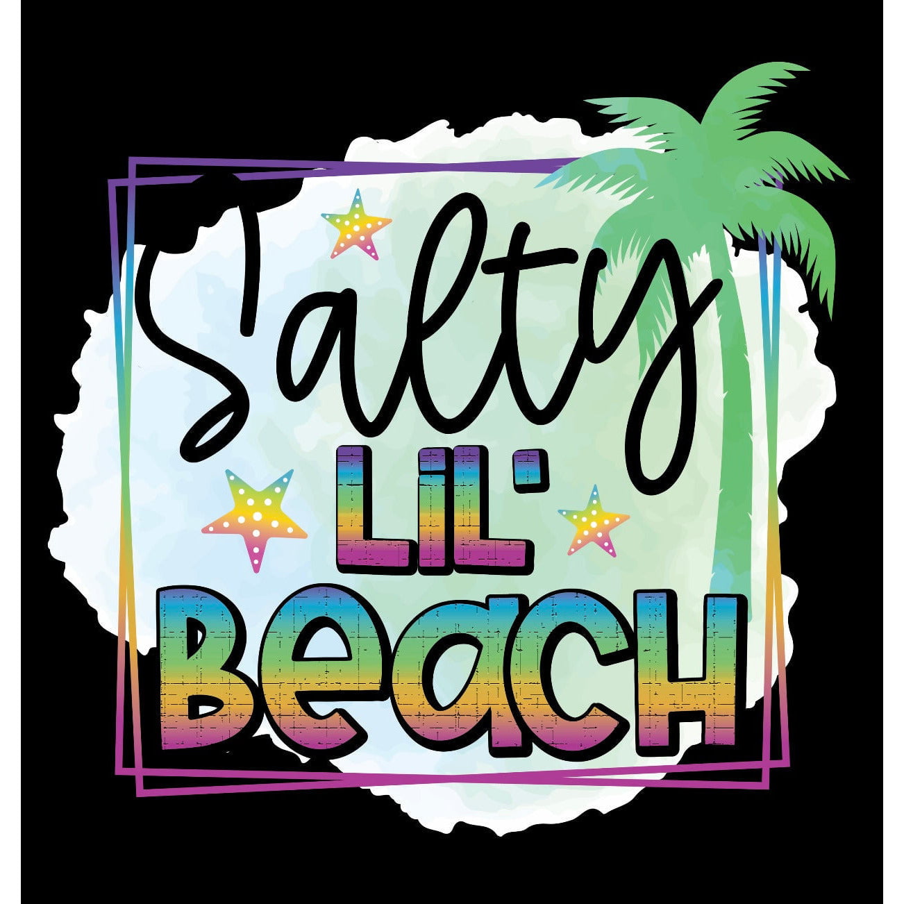 SV29 Salty Beach Full Color DTF Transfer - Pro DTF Transfers