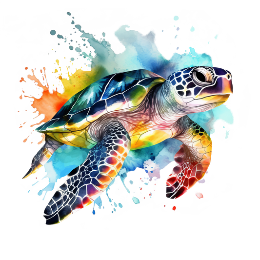 SV35 Sea Turtle Full Color DTF Transfer - Pro DTF Transfers