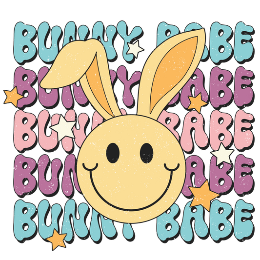 Bunny Babe 2 Full Color DTF Transfer - Pro DTF Transfers