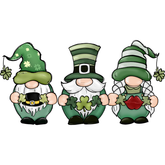 Gnomes St Patty Full Color DTF Transfer - Pro DTF Transfers