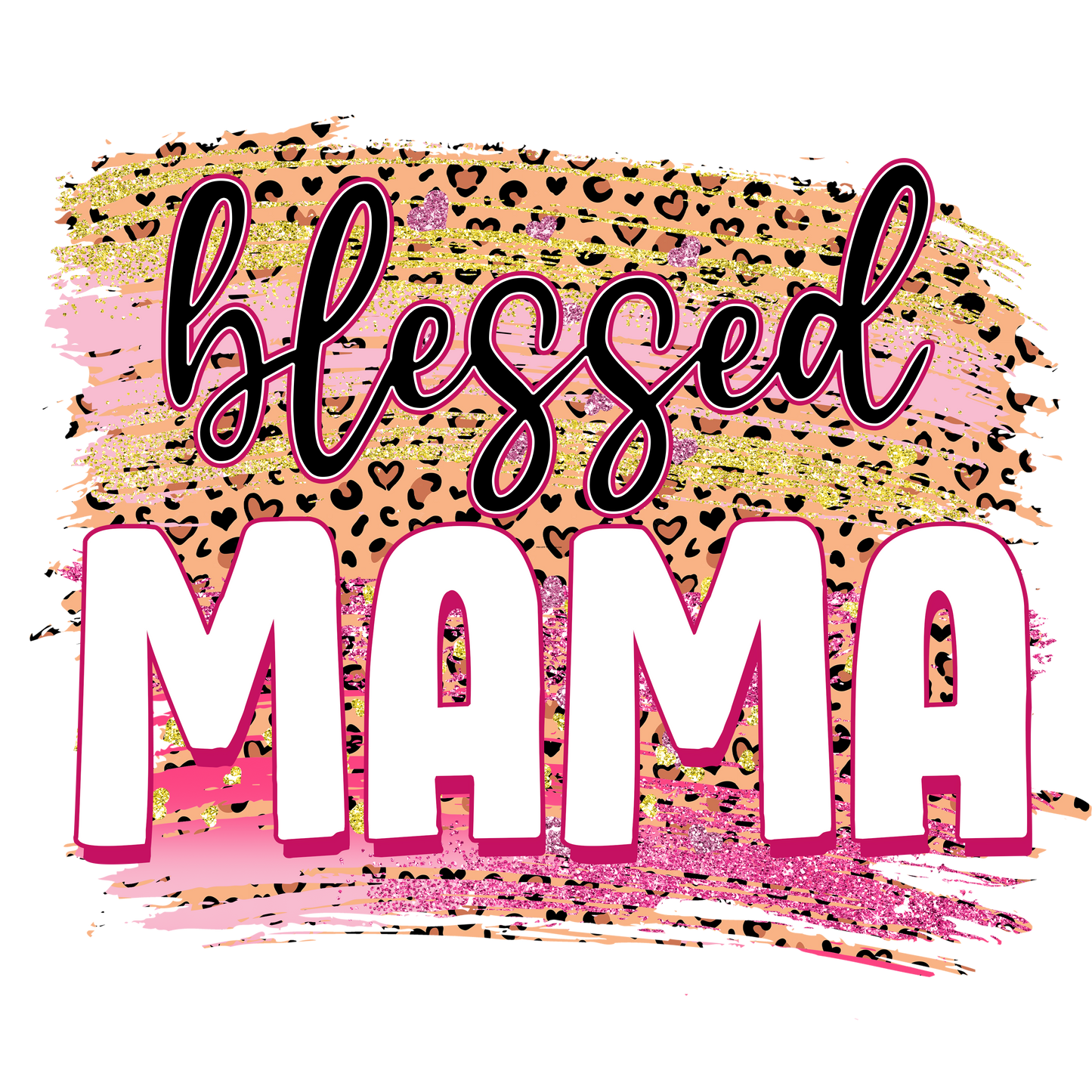 VD1 Blessed Mama Full Color Transfer - Pro DTF Transfers