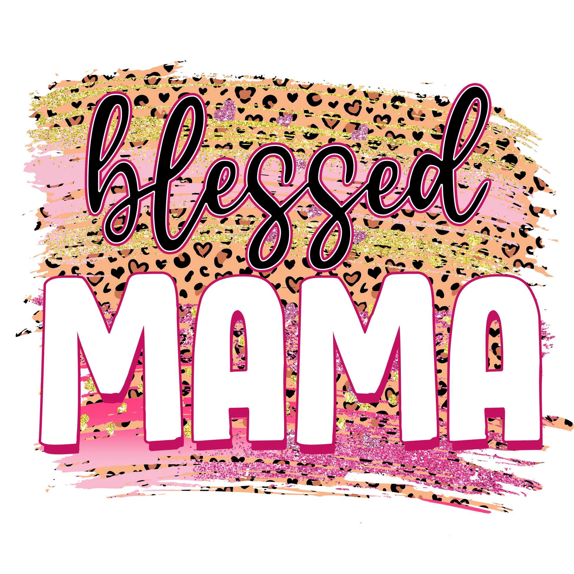 VD1 Blessed Mama Full Color Transfer - Pro DTF Transfers