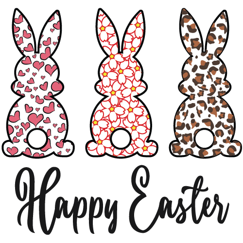 HappY Easter 1 Full Color DTF Transfer - Pro DTF Transfers