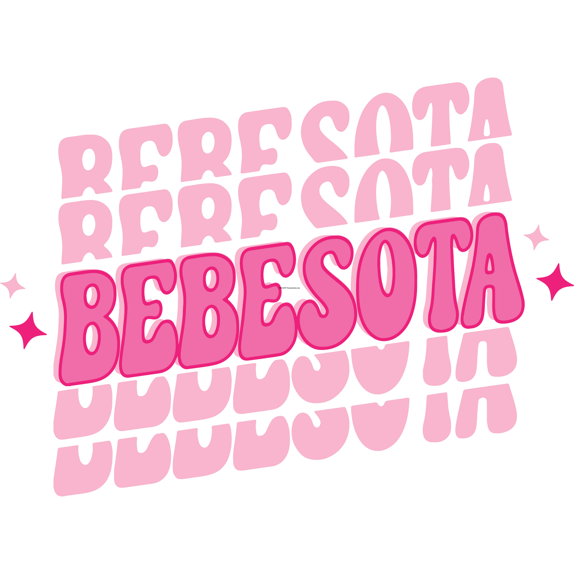 Bebesota Retro Full Color Transfer - Pro DTF Transfers
