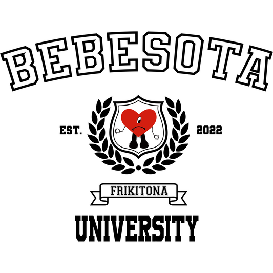 BB23 Bebesota University Full Color DTF Transfer - Pro DTF Transfers