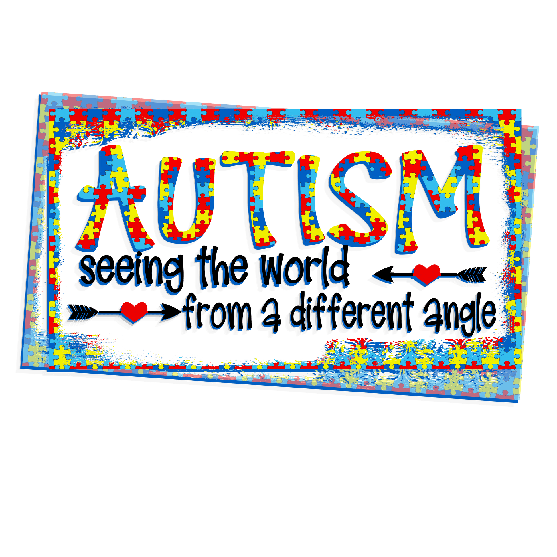 AA10 Autism 11 Full Color DTF Transfer - Pro DTF Transfers