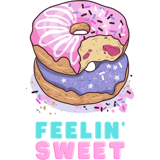 FV16 Feelin Sweet Donuts Full Color DTF Transfer - Pro DTF Transfers