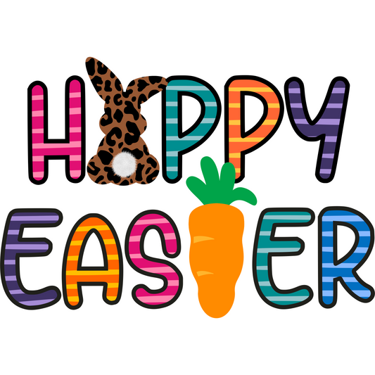 E53 HappY Easter 5 Full Color DTF Transfer - Pro DTF Transfers