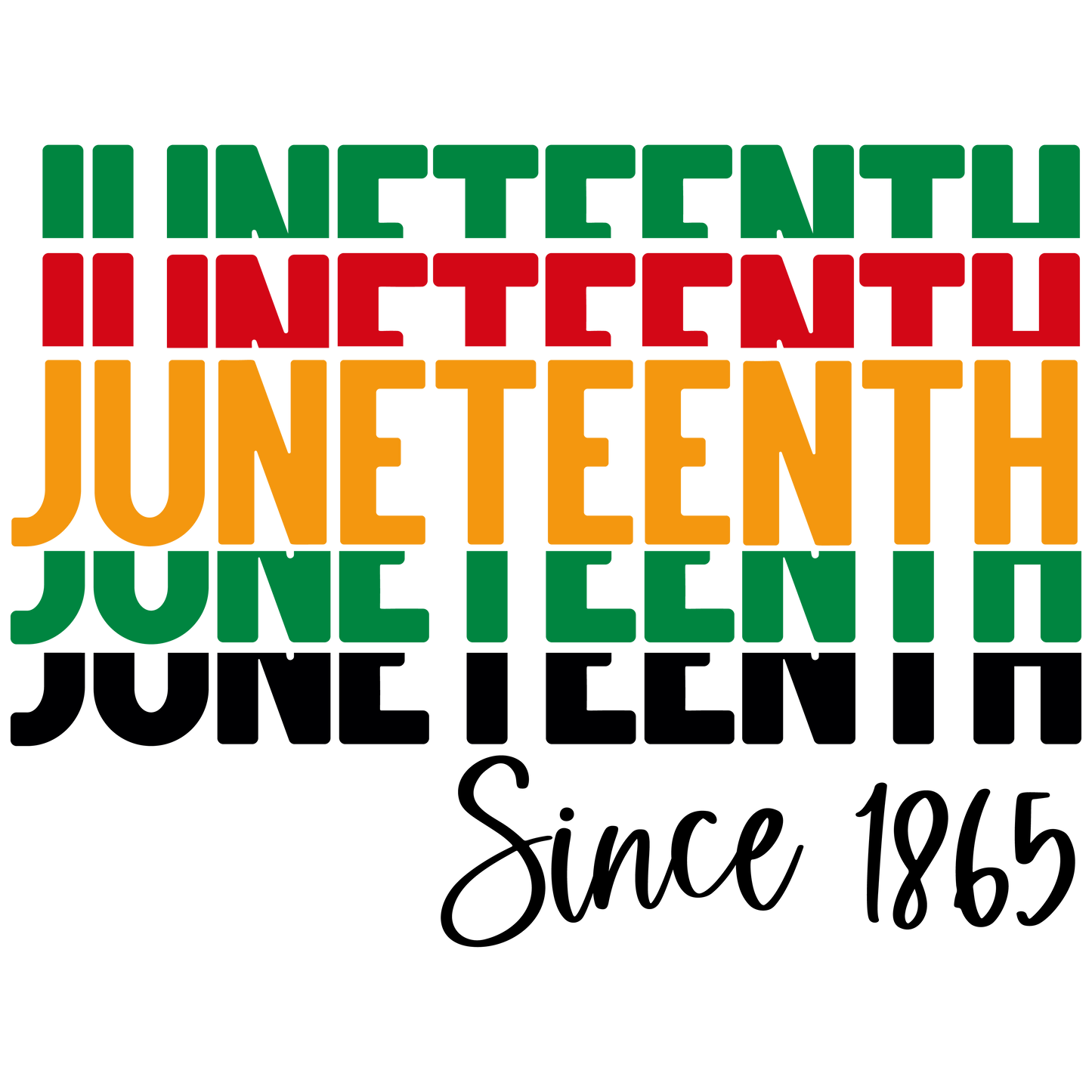 BH114 Juneteenth Juneteenth Full Color DTF Transfer - Pro DTF Transfers