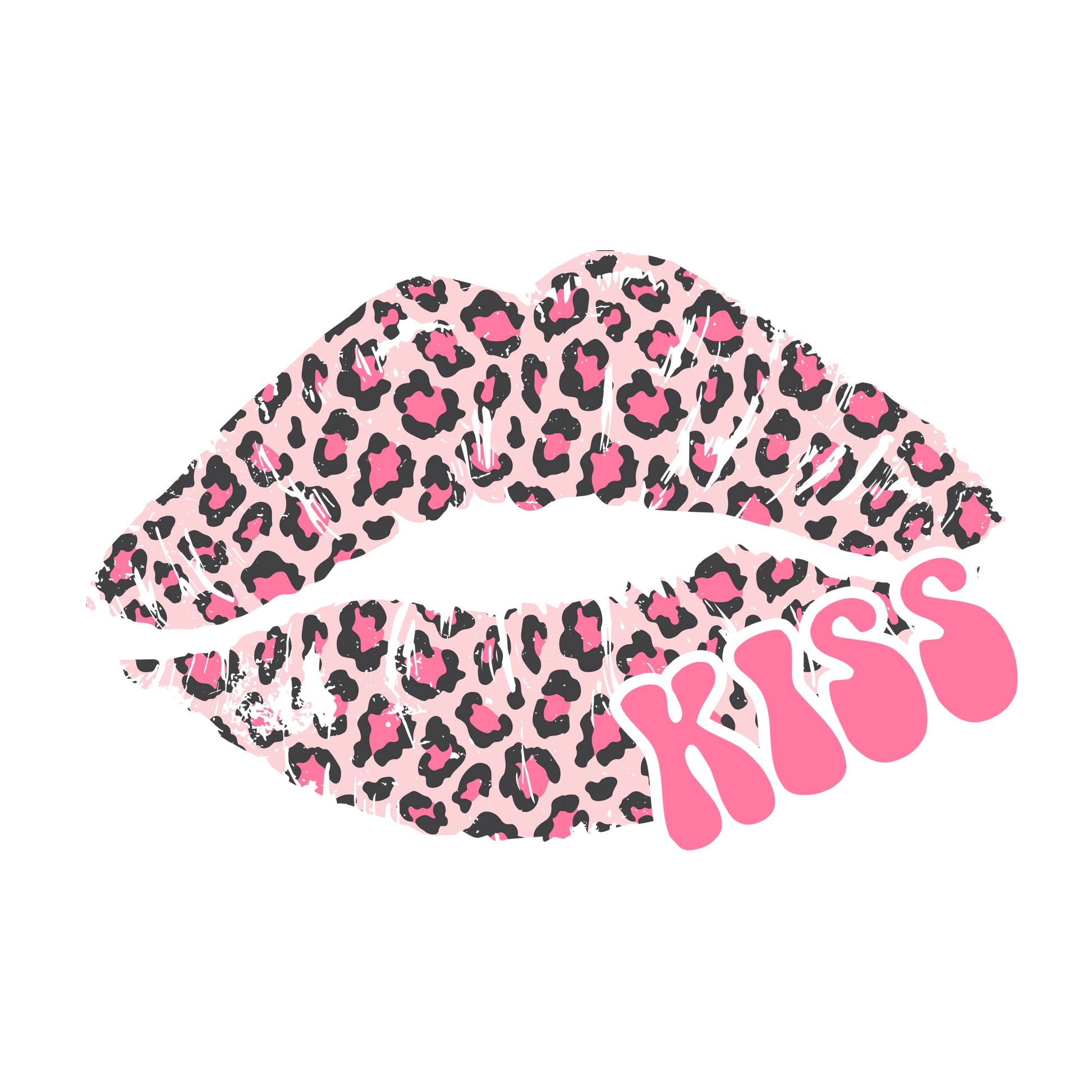 Lips Kiss Full Color Transfer - Pro DTF Transfers