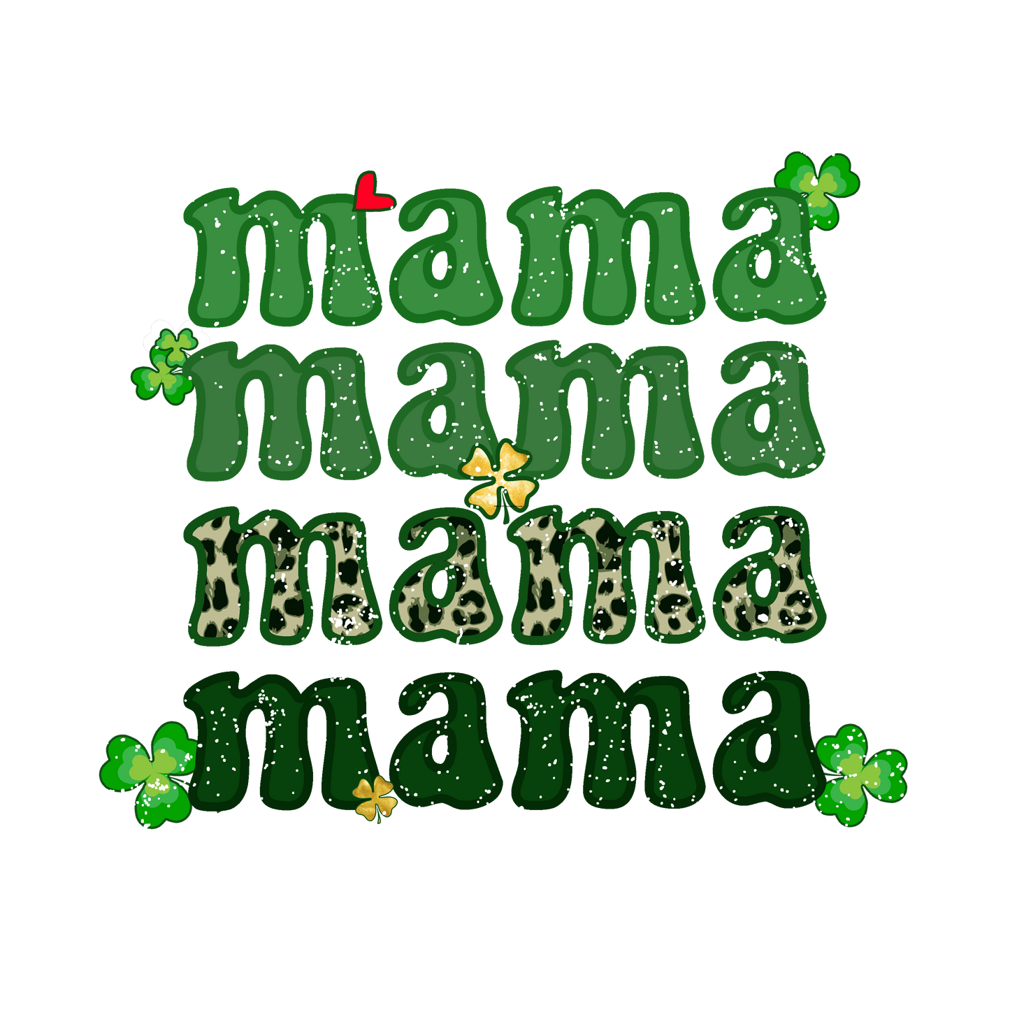 Mama Mama Mama Mama Full Color DTF Transfer - Pro DTF Transfers