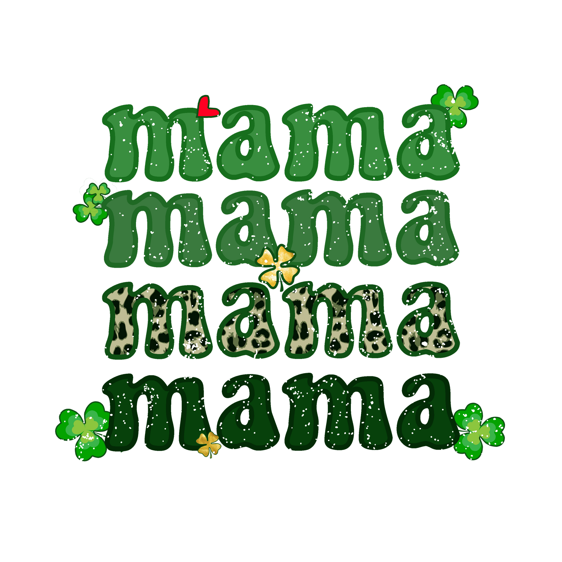 Mama Mama Mama Mama Full Color DTF Transfer - Pro DTF Transfers