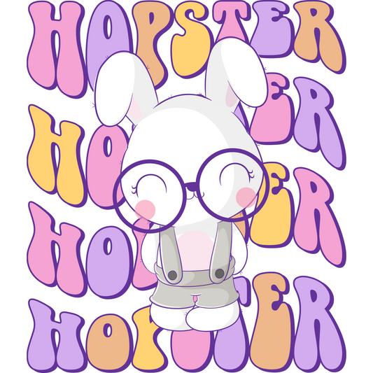 Hopster Easter Full Color DTF Transfer - Pro DTF Transfers