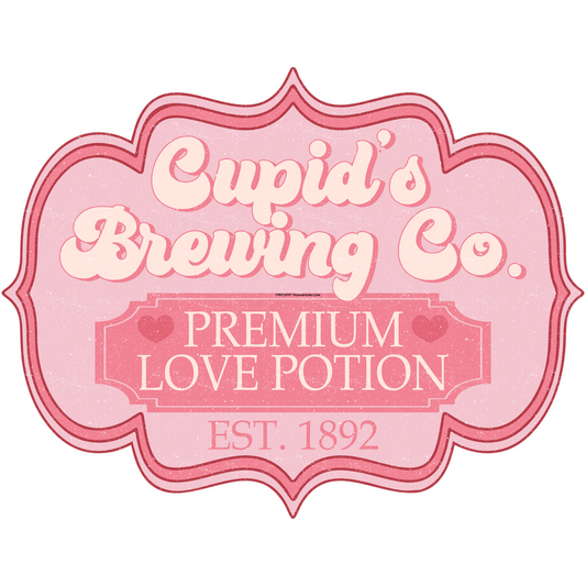 Cupid Brewing Potion Full Color Transfer - Pro DTF Transfers