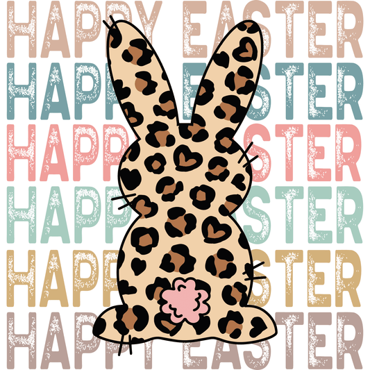 Happy Easter Bunny 1 Full Color DTF Transfer - Pro DTF Transfers